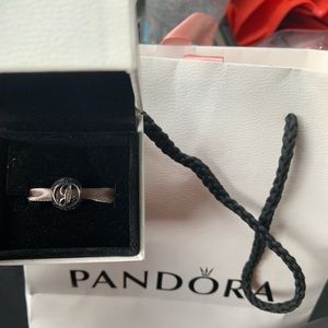 Brand new silver pandora “J” charm